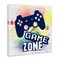 Stupell Industries Game Zone on Modern Splatter Canvas Design by Marcus Prime